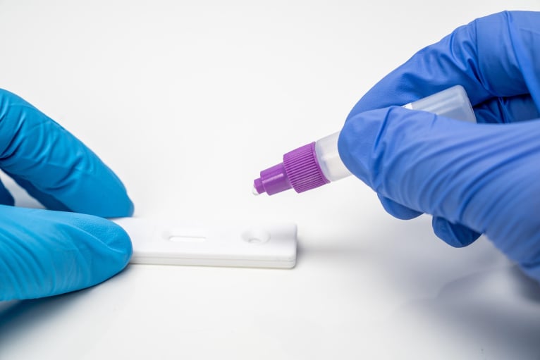 testing on a dropper